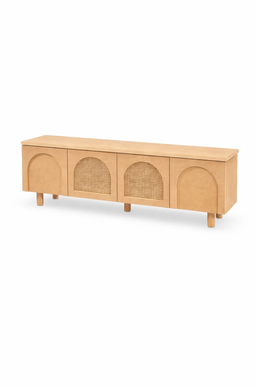 Milan Ahşap TV Ünitesi Hasır 200 cm | A2Decor