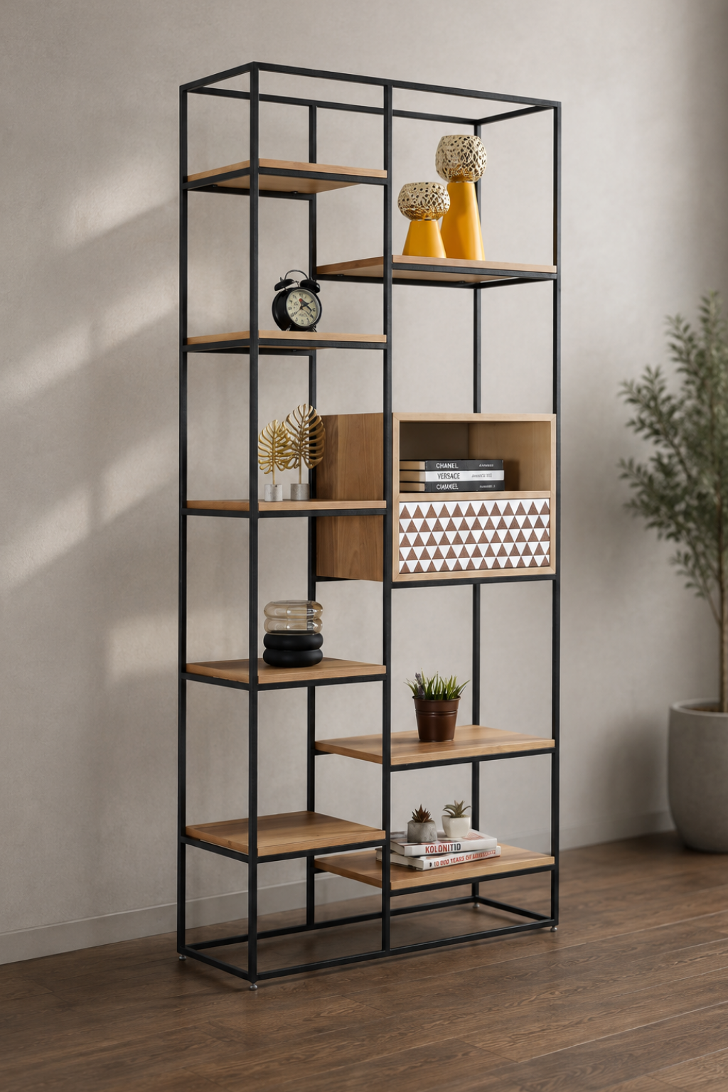 Frame Metal Kitaplık ve Raf Ünitesi | A2 Decor