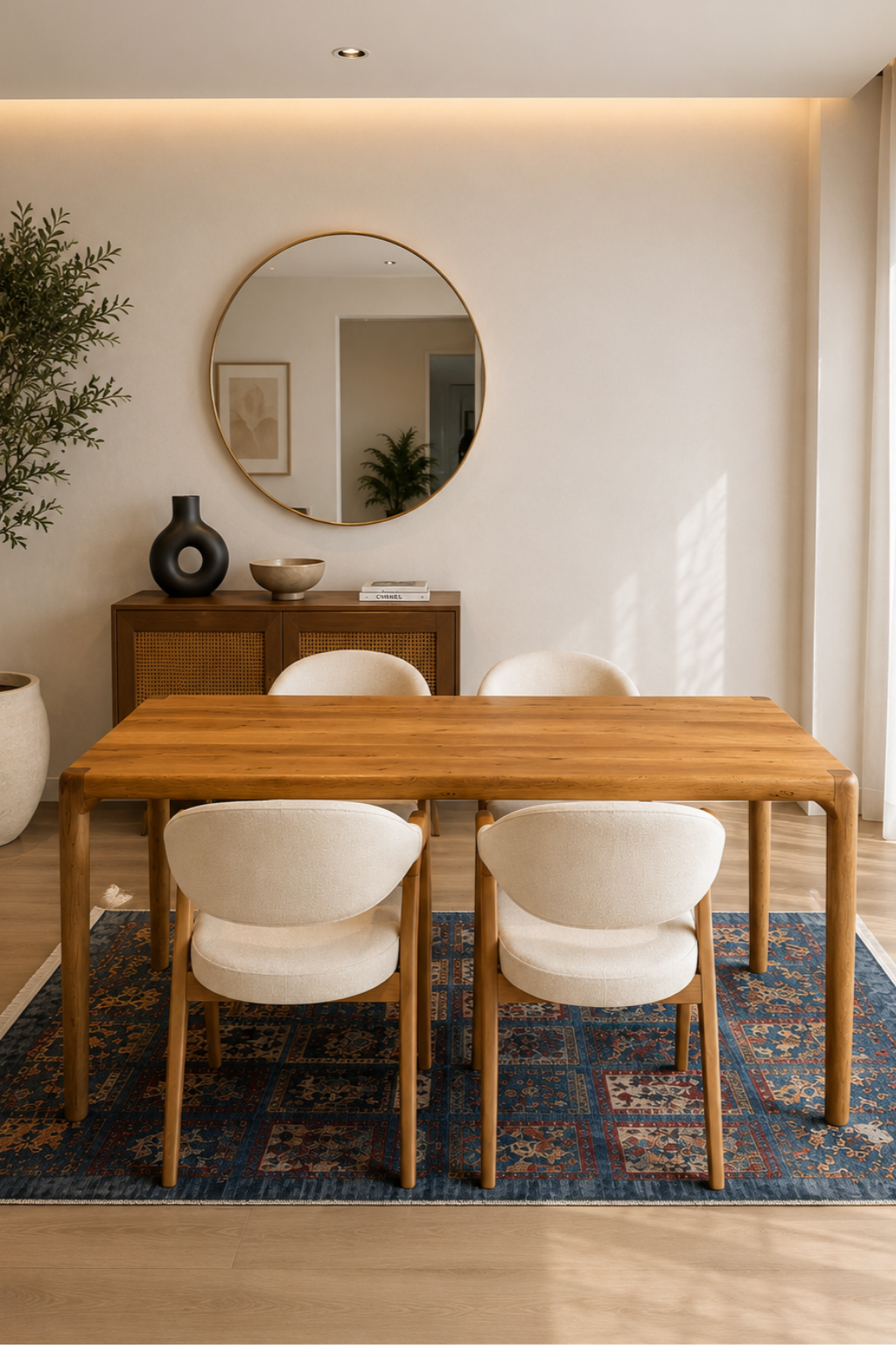 Vesta Sabit Ahşap Masa Takımı | A2 Decor
