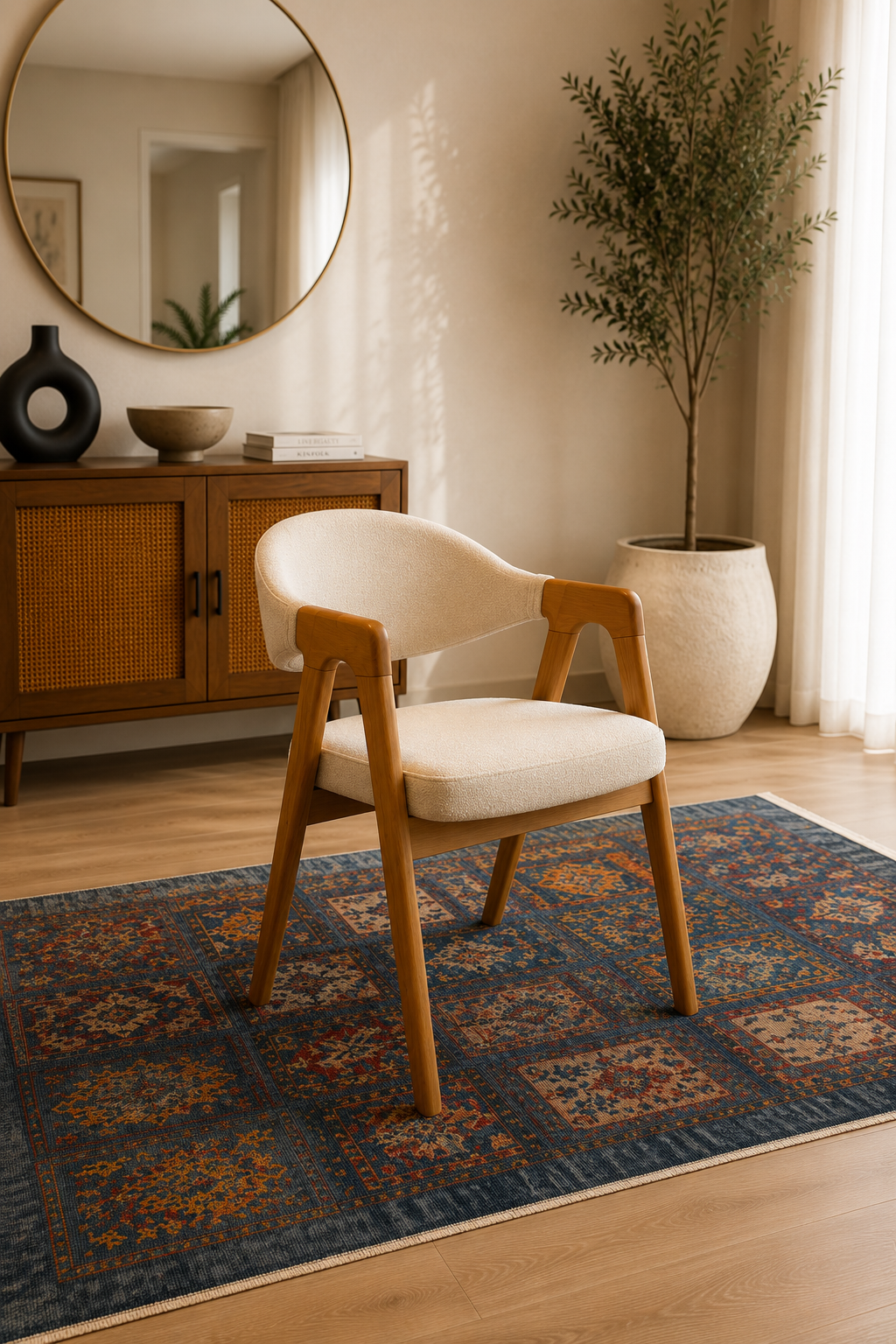 Vesta Sabit Ahşap Masa Takımı | A2 Decor