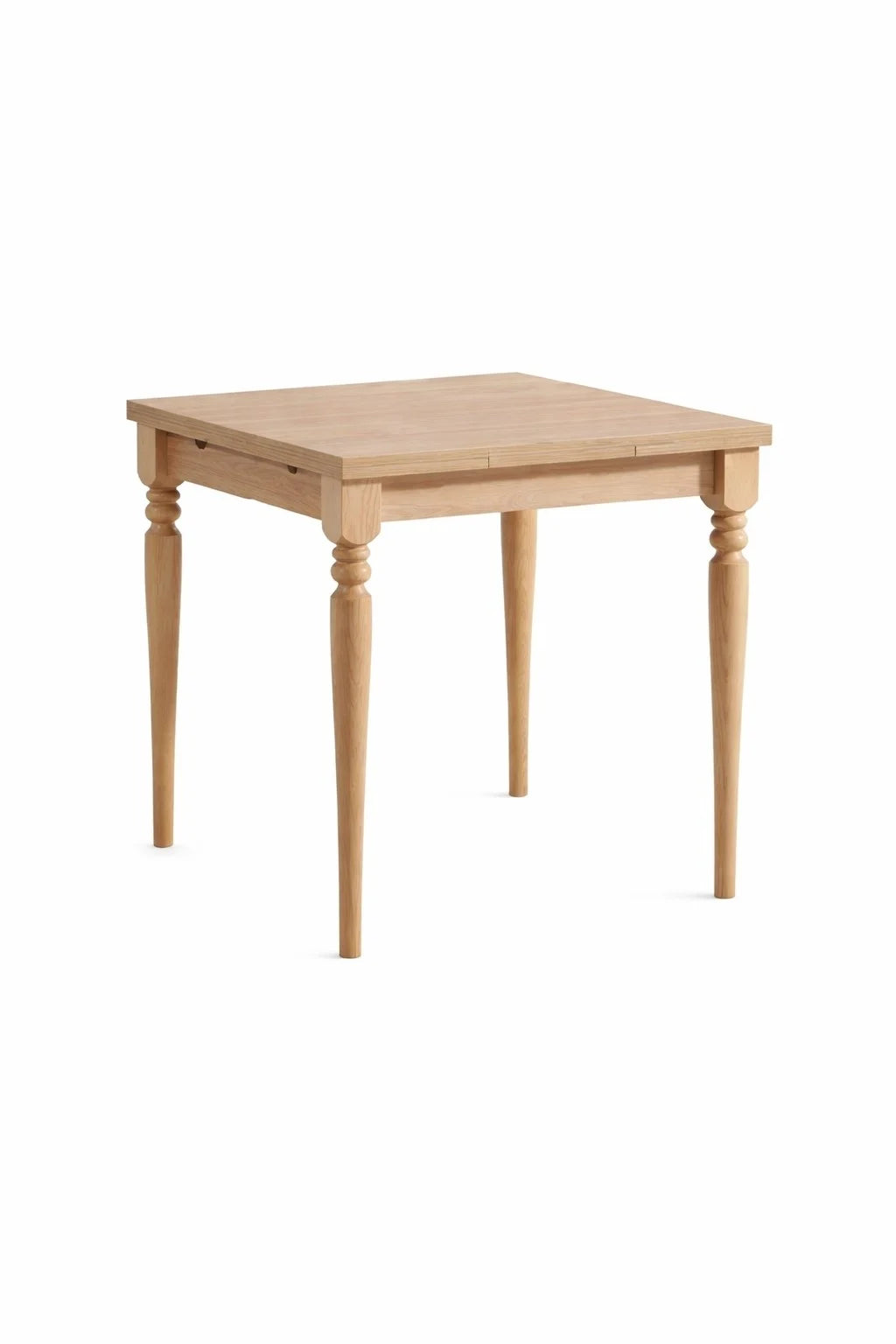 Bergama Natural Çizilmez 70x80 Açılır Yemek Masası Takımı | A2Decor