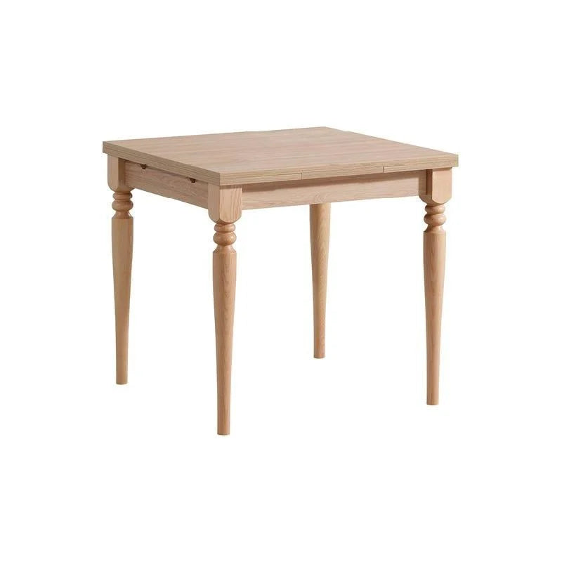 Bergama Natural Çizilmez 70x80 cm Yemek Mutfak Masası | A2 Decor