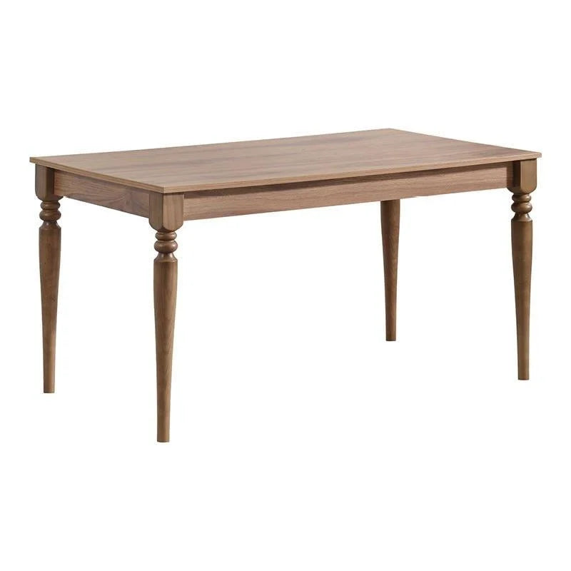 Luka Çizilmez Sabit Ceviz 120x80 Ceviz Yemek Mutfak Masası | A2 Decor