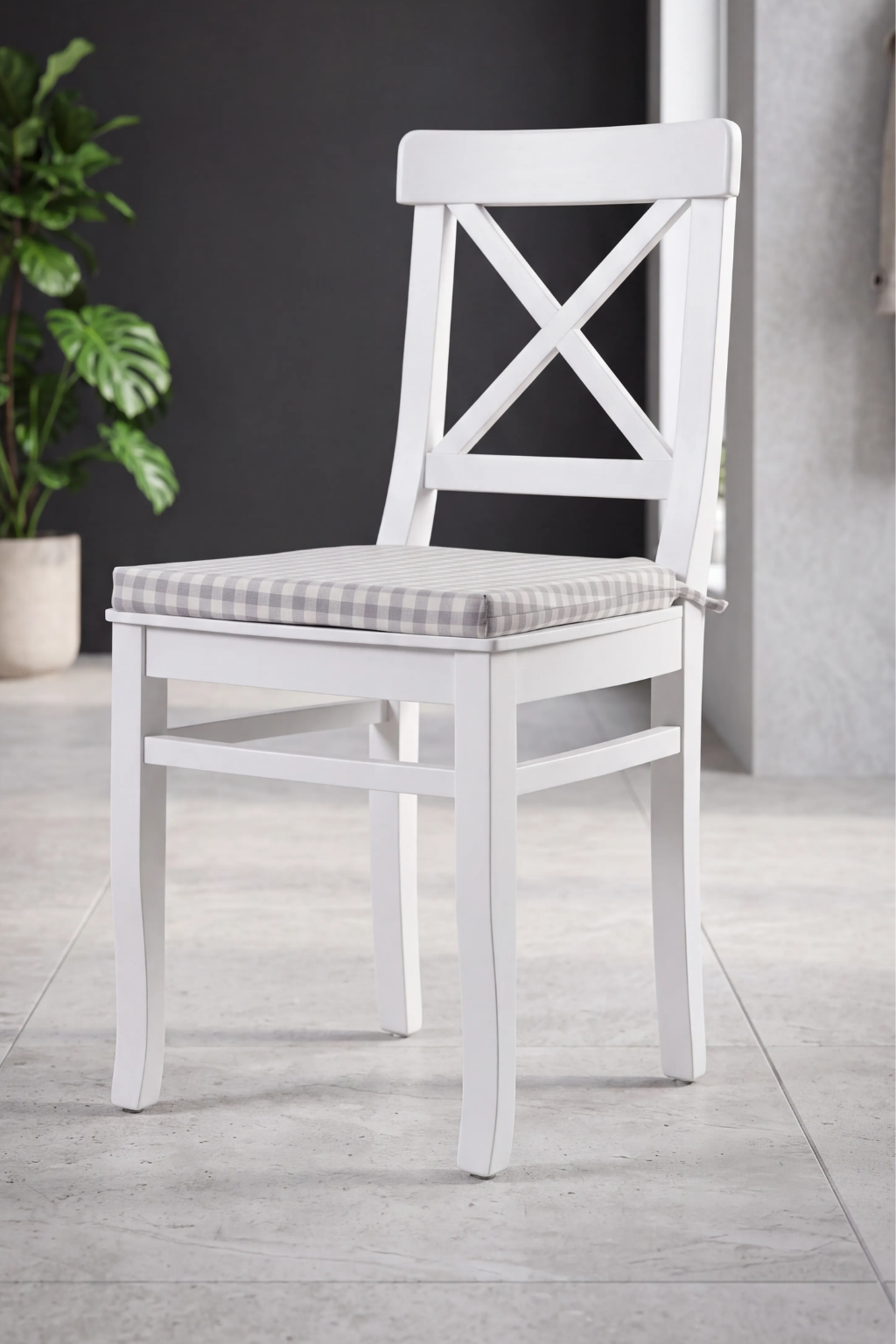 Sembol Beyaz Kayın Sandalye  | A2 Decor