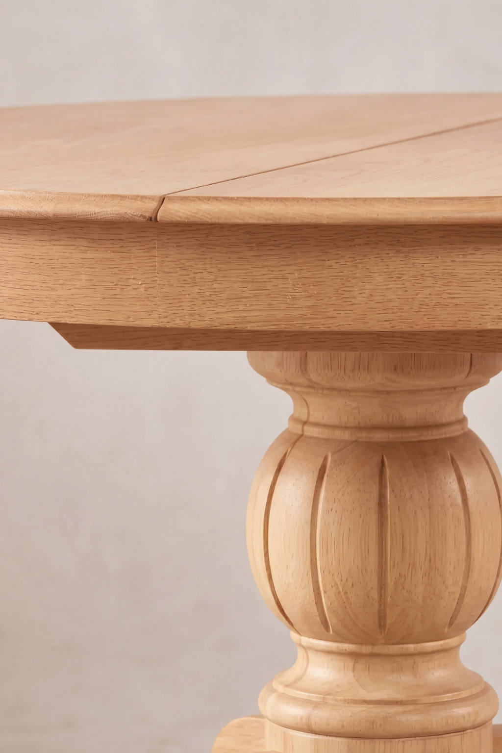Tirena 100 cm Açılır Natural Ahşap Yemek Masası | A2 Decor