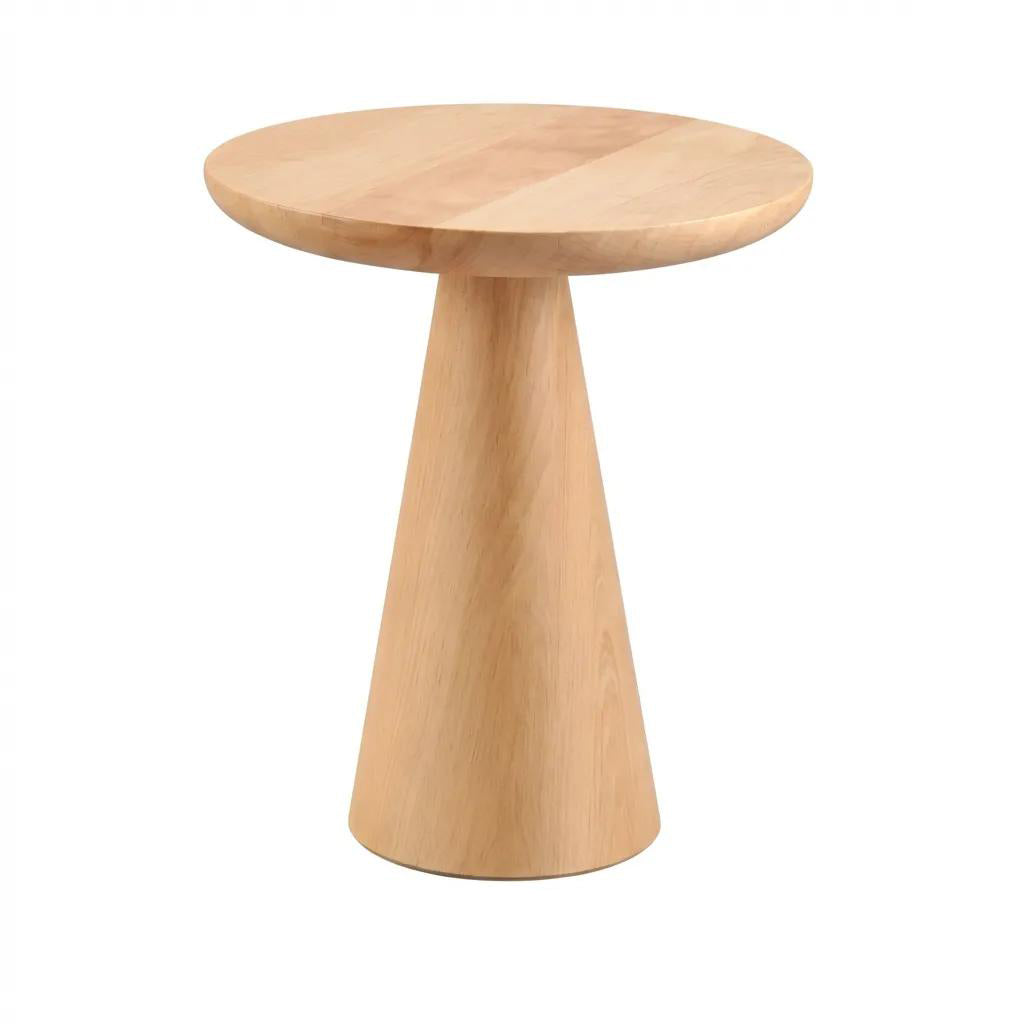 Velor Ahşap Yan Sehpa 50x50x55 cm – Modern Minimalist | A2Decor