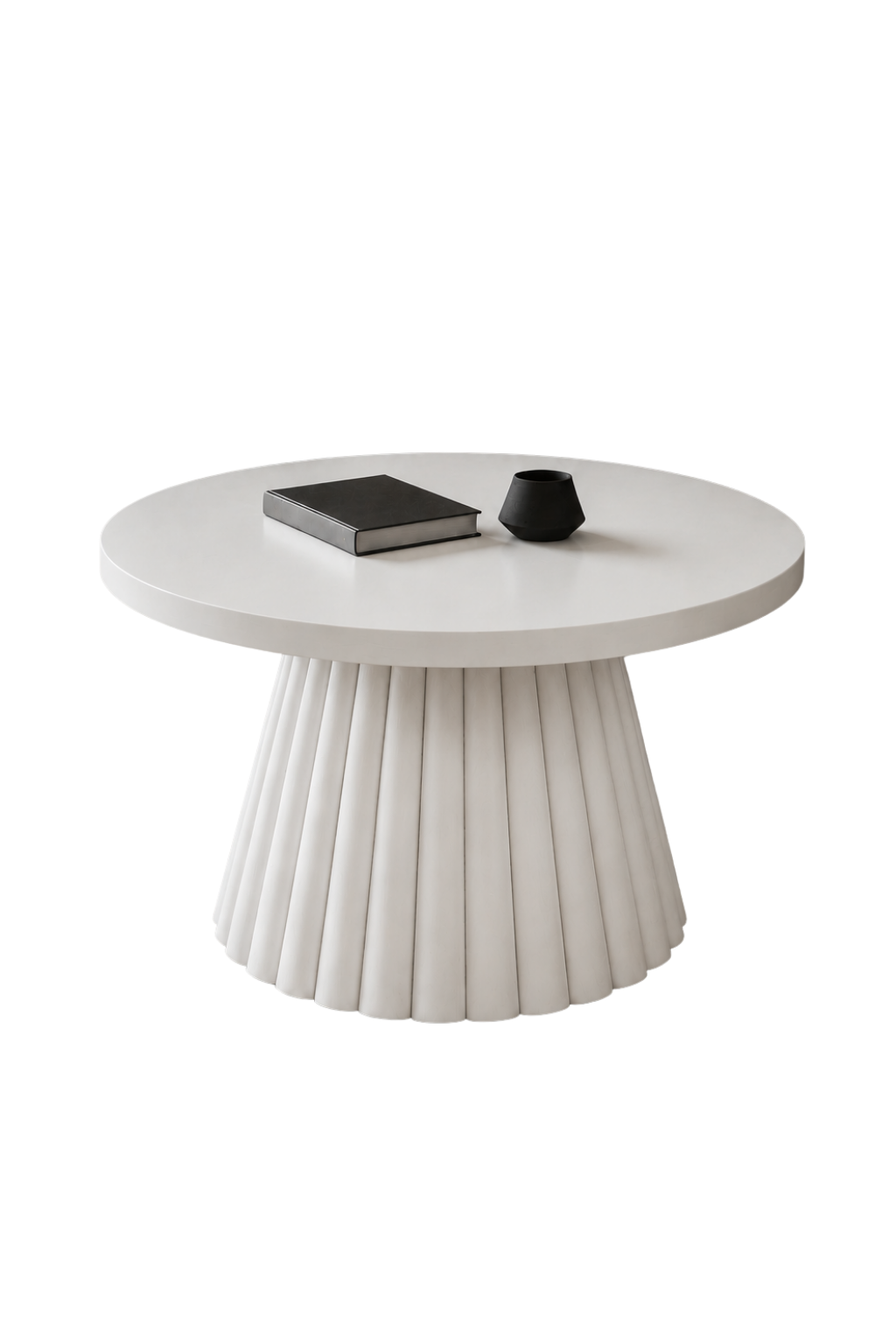 Groove Yuvarlak Ahşap Orta Sehpa | A2 Decor