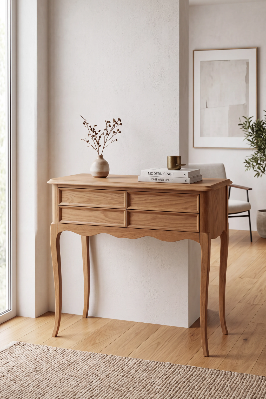 Alea Kayın Dresuar 100 Cm | A2 Decor