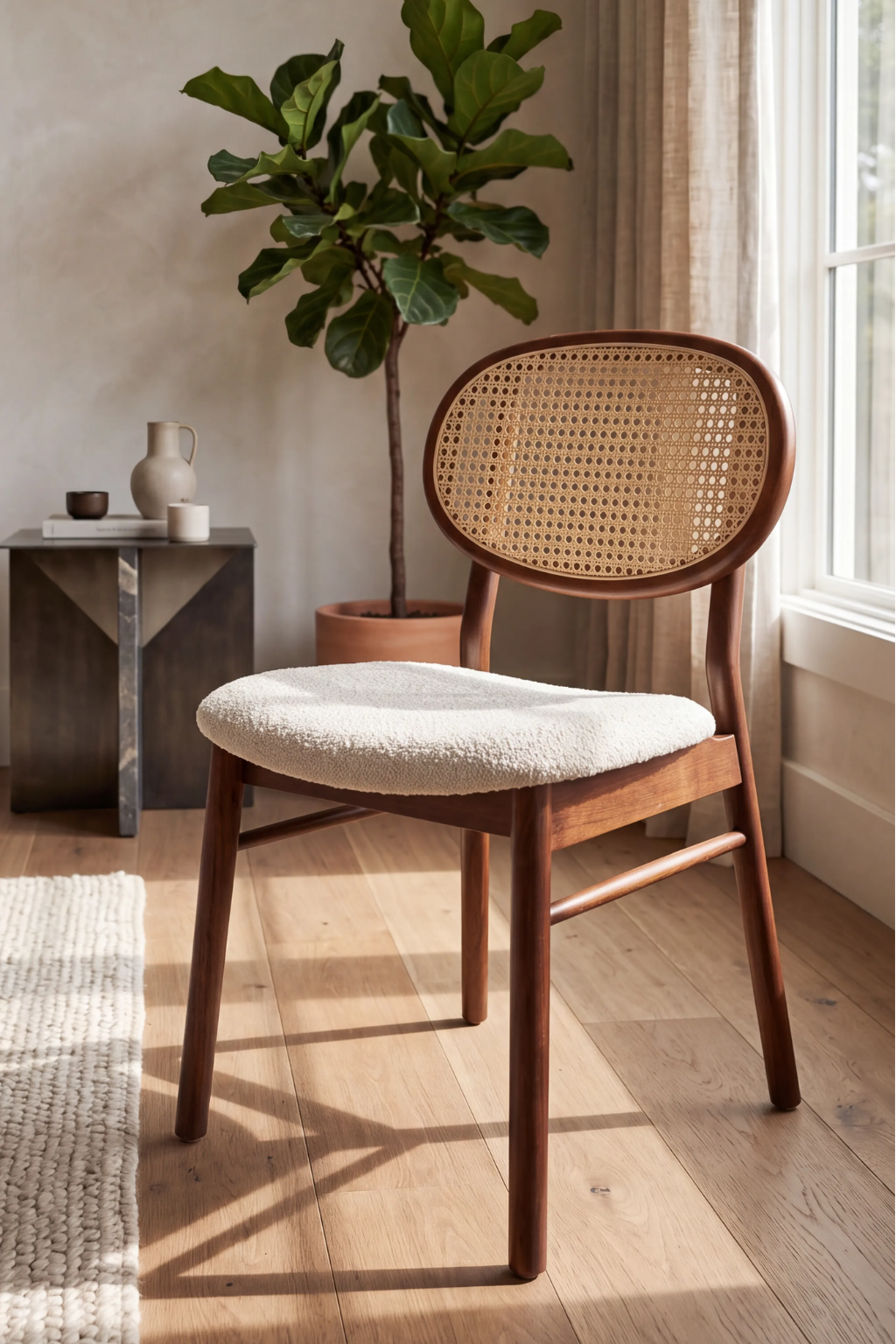 Gray Hazeranlı Ahşap Sandalye | A2 Decor