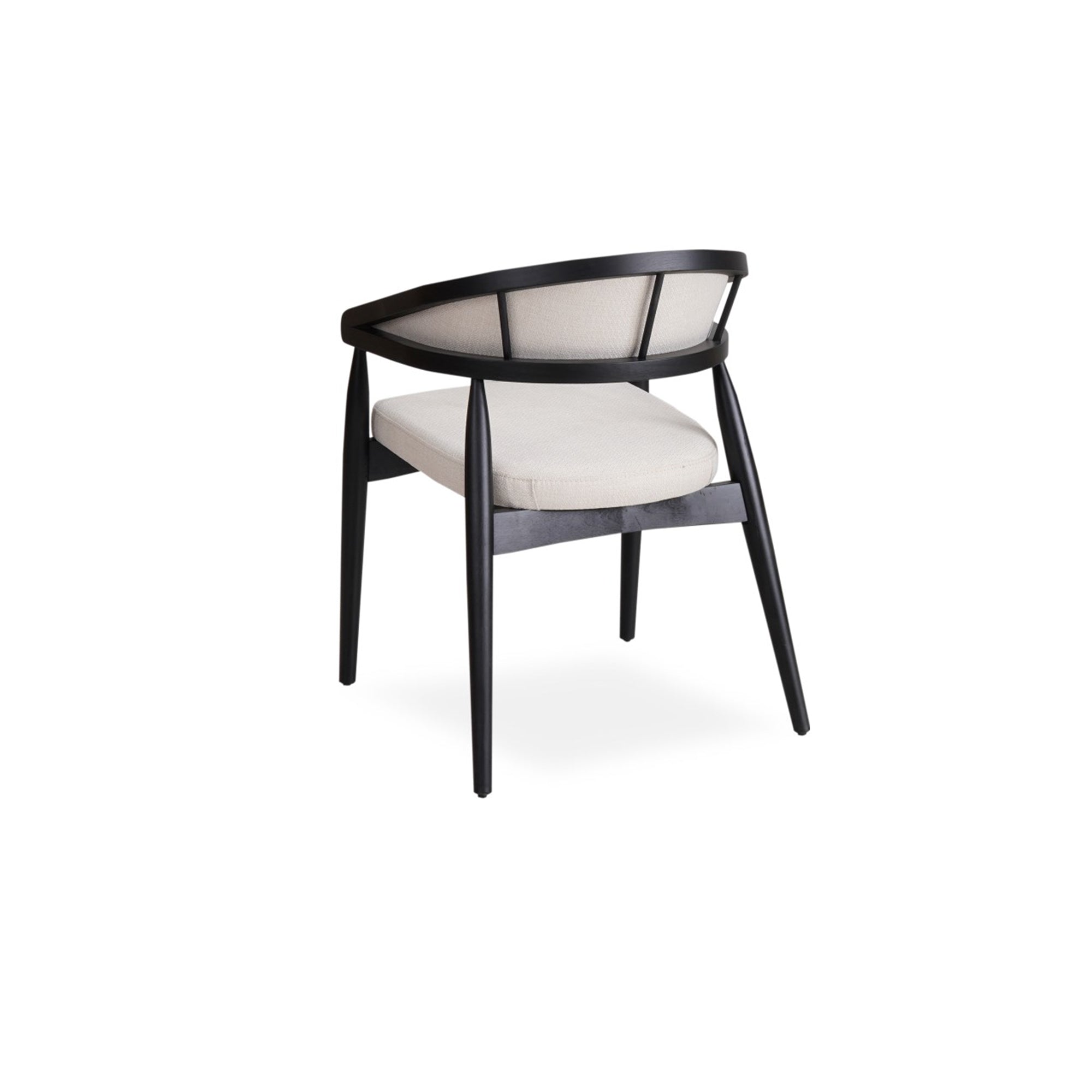 Monza Siyah Ahşap Sandalye | A2Decor