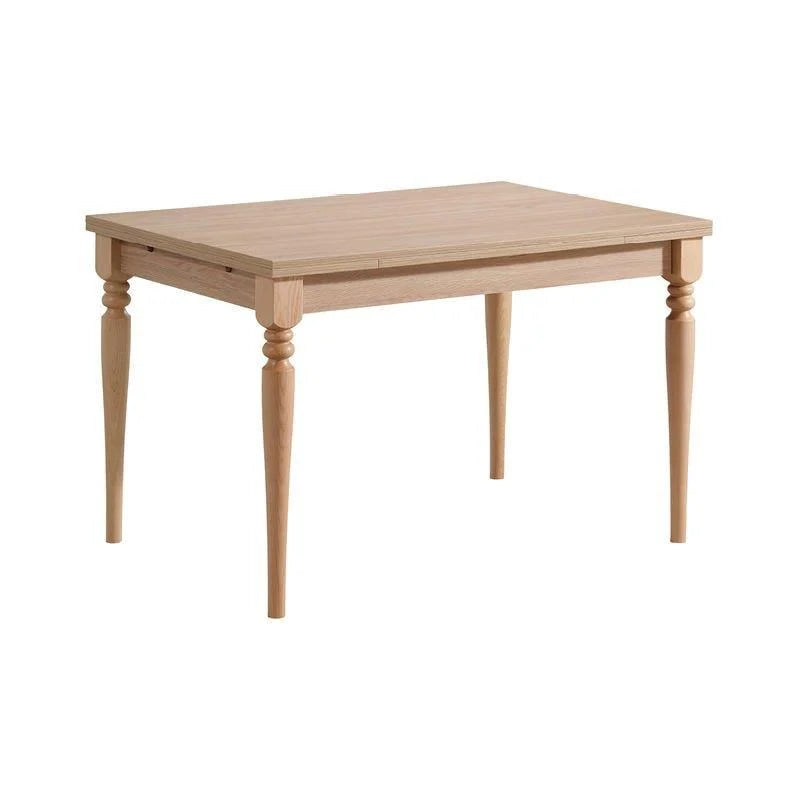 Natura Çizilmez Açılır Natural 80x120 cm Yemek Mutfak Masası | A2 Decor