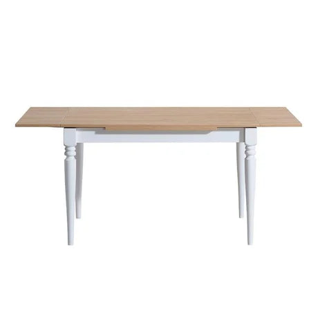 Oslo Açılır Natural-Beyaz 70x110cm Yemek Mutfak Masası | A2 Decor